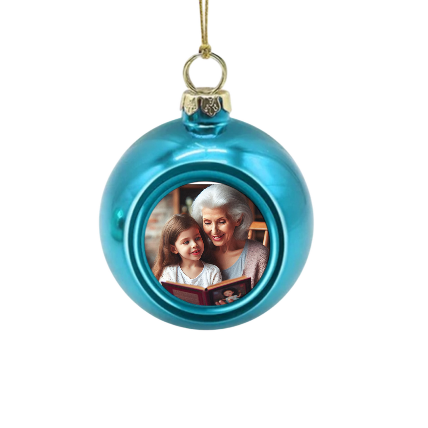 Palla di Natale Personalizzata Azzurra