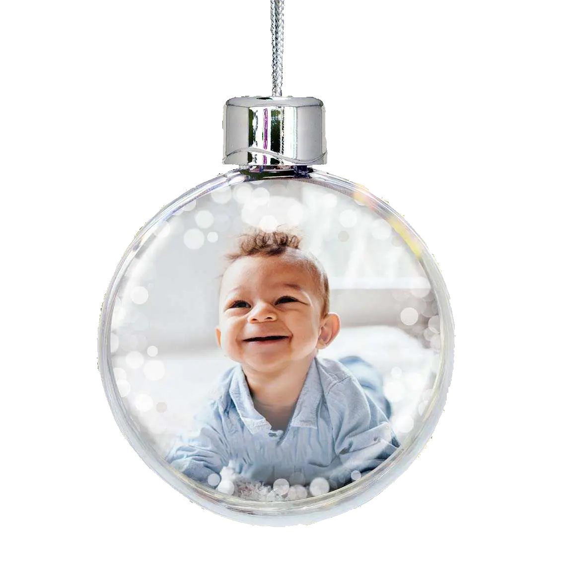 Palla di Natale personalizzata con foto