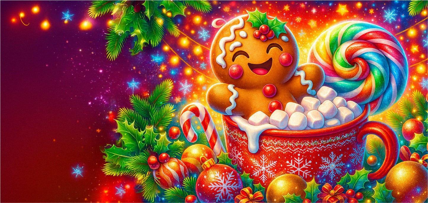 Tazza natalizia biscotto intera