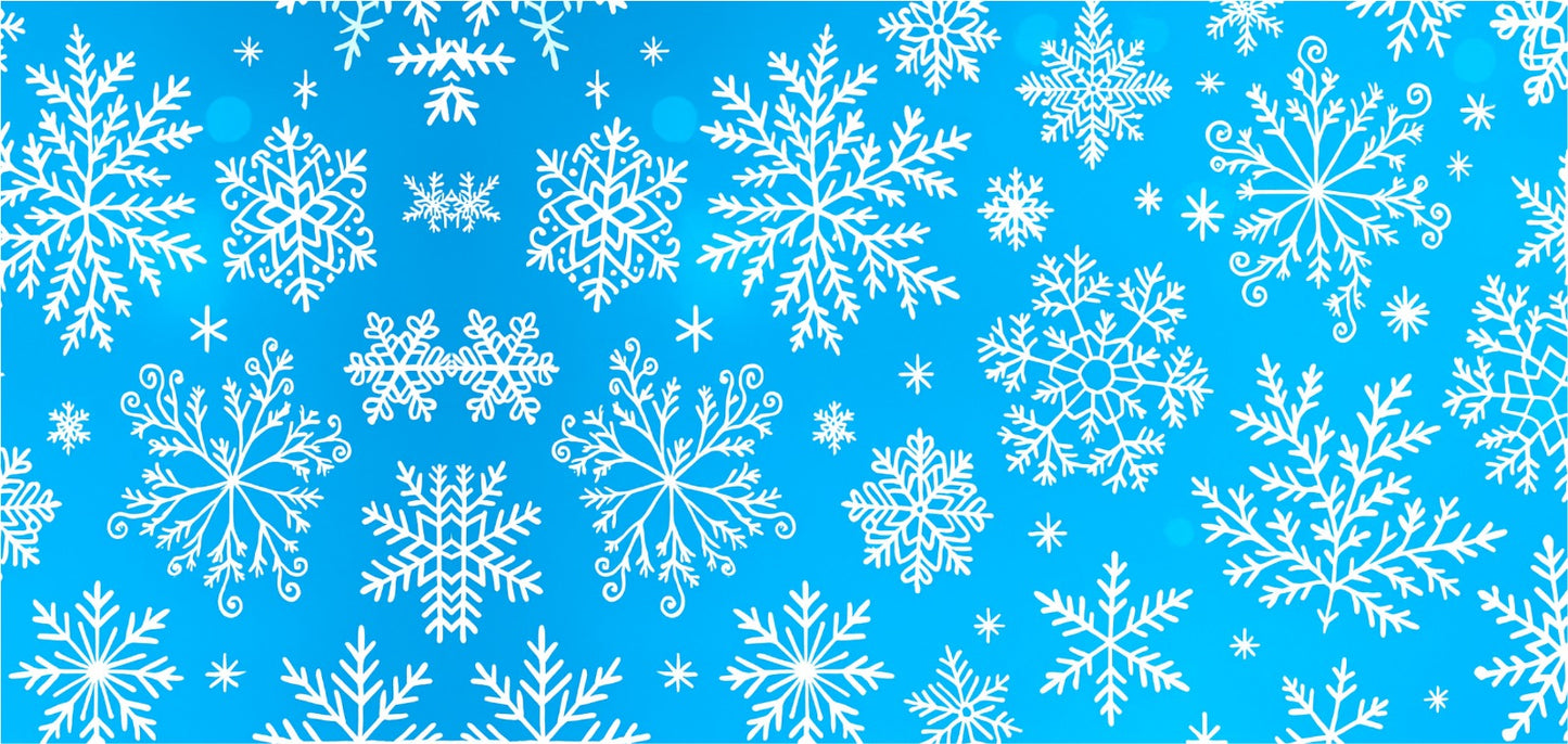 Tazza natalizia fiocco di neve intera