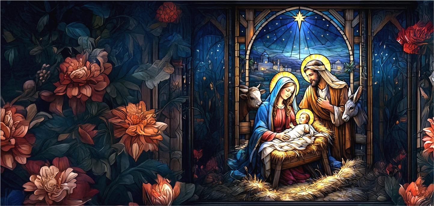 Tazza natalizia nativita' intera