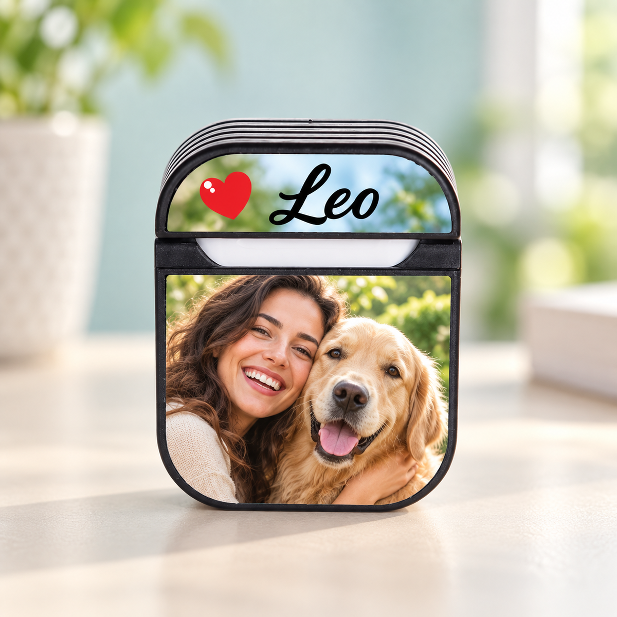 Custodia per Airpods 1ª e 2ª Generazione – ambientazione illustrativa Manà Gadget
