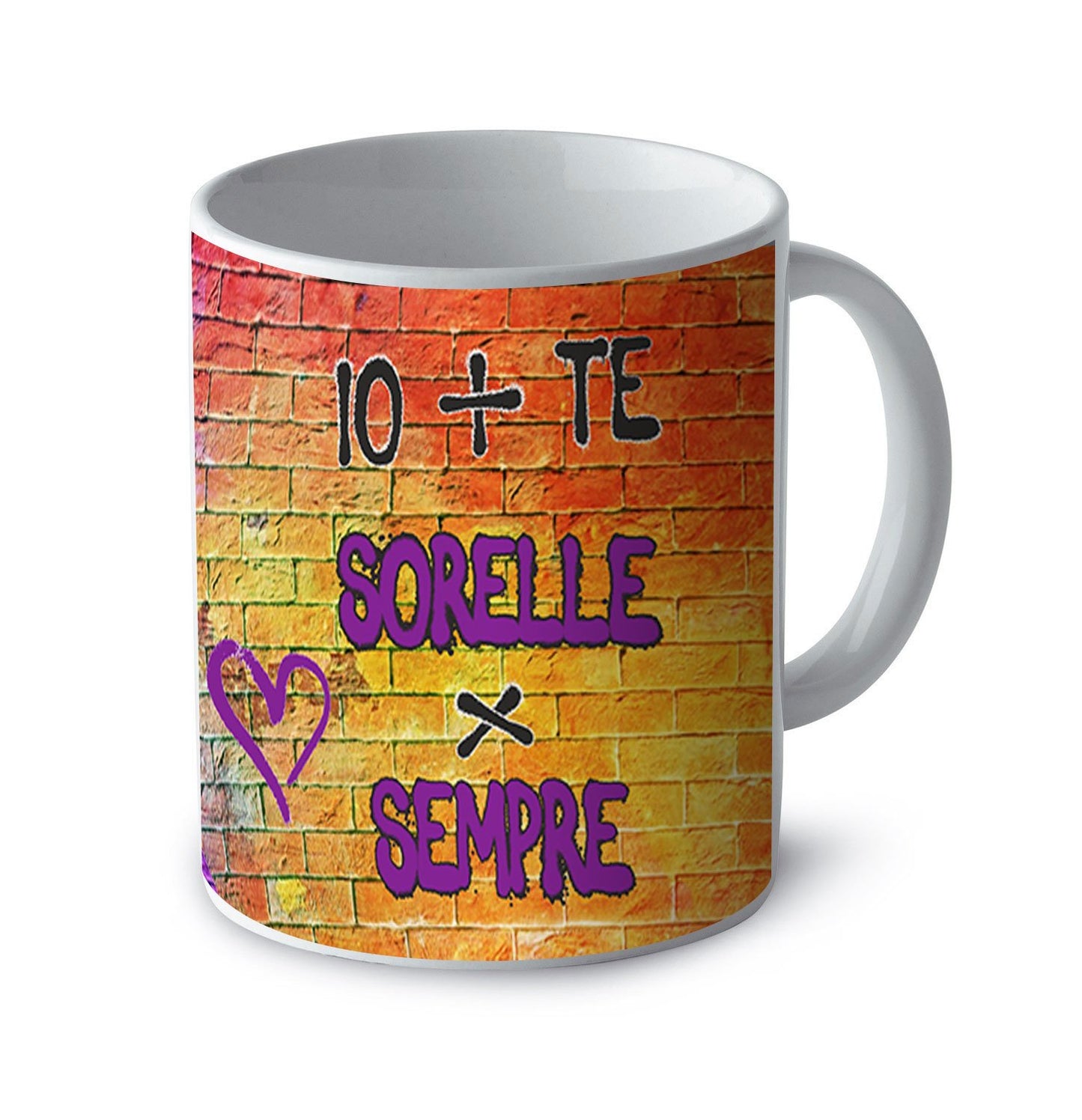 Tazza io + te sorelle per sempre