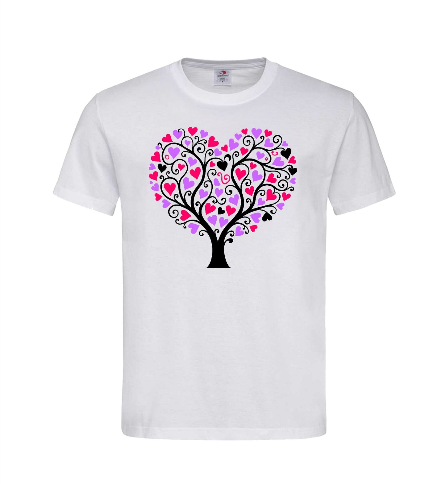 T-shirt ''Albero della vita con cuori''