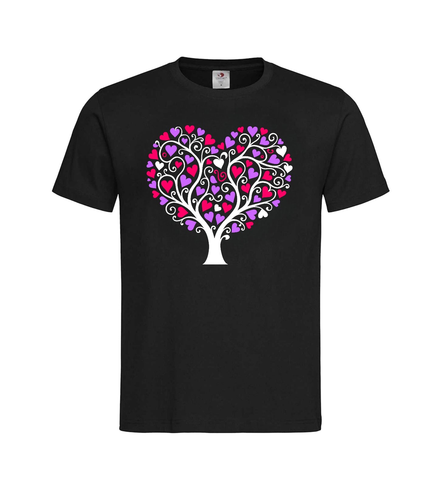 T-shirt ''Albero della vita con cuori''