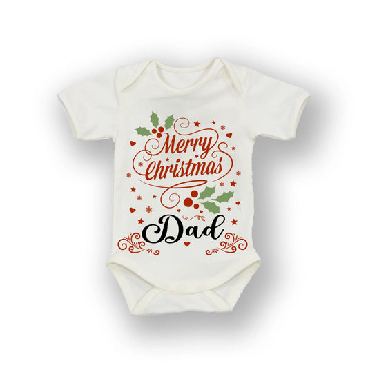 Body per neonato Merry Christmas