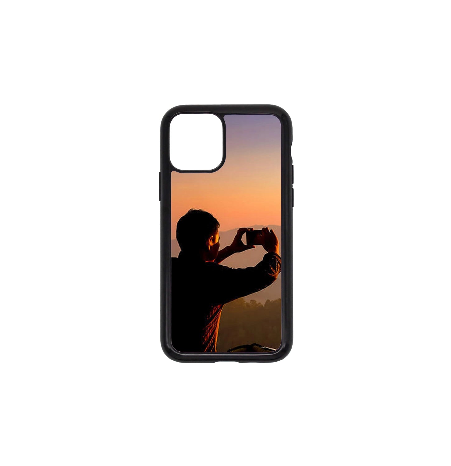 Custodia Personalizzata Per IPhone Con Paesaggio Lunare E Montagne - Con Nome - Scegli Modello E Tipo