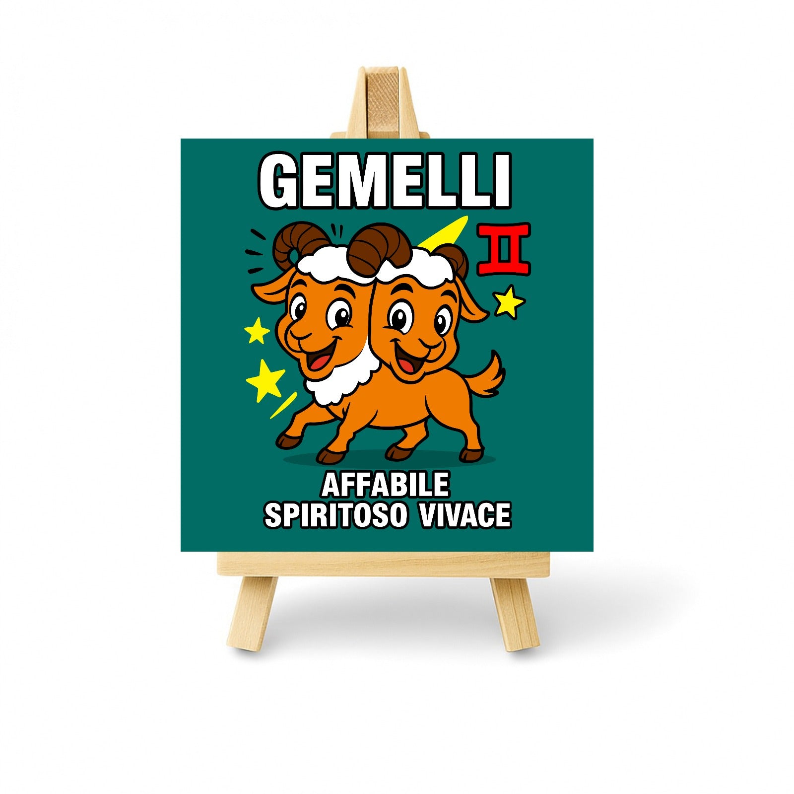 Mattonella segno zodiacale Gemelli