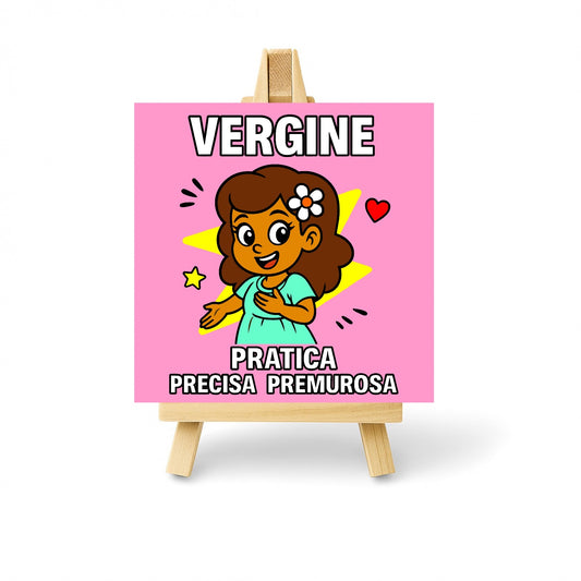 Mattonella segno zodiacale Vergine