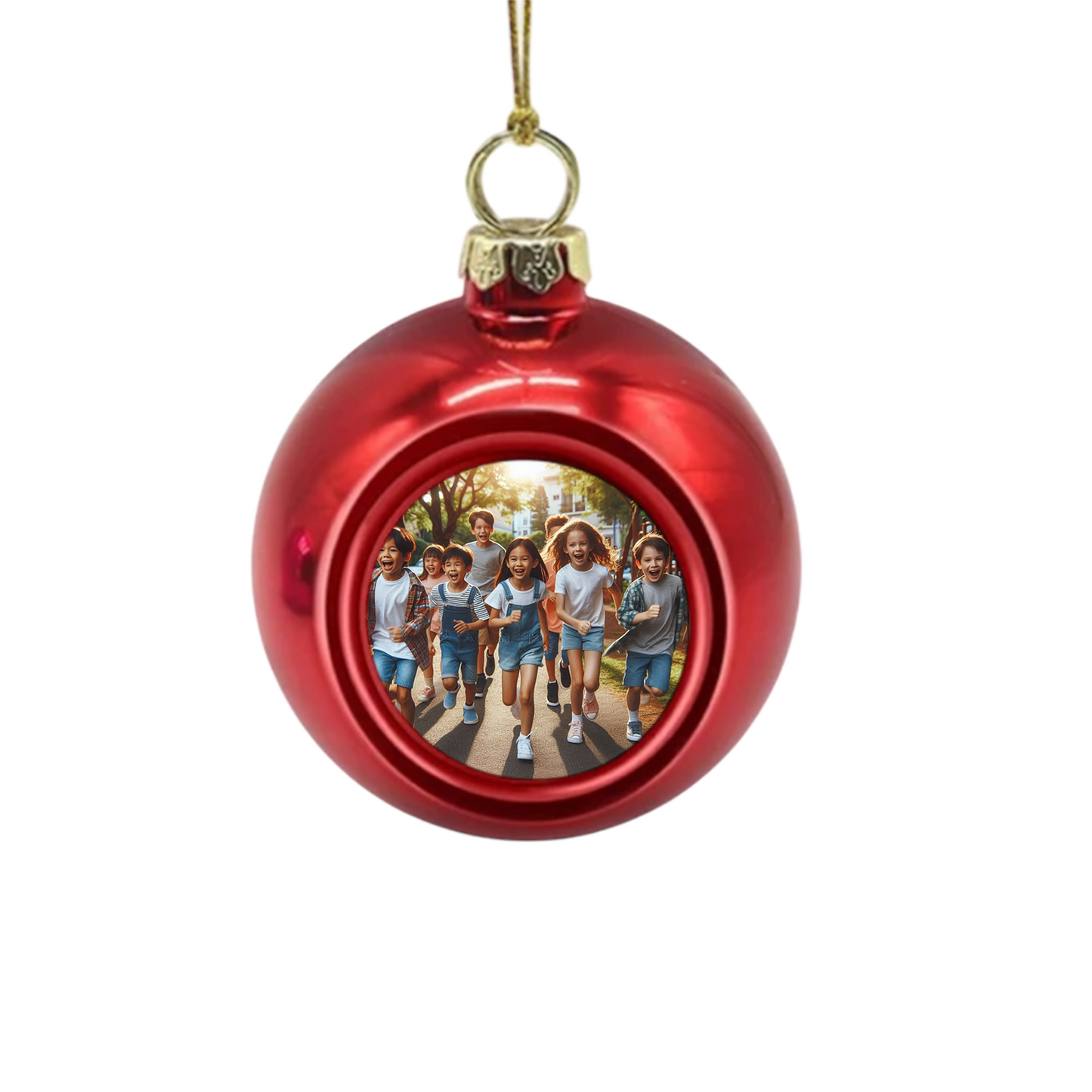 Palla di Natale Personalizzata Rossa