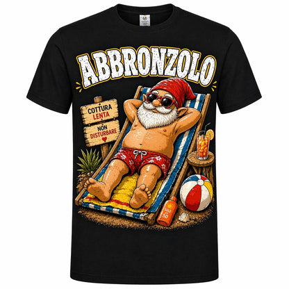 T-shirt Spiaggia Abbronzolo – Maglietta divertente