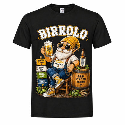 T-shirt Spiaggia Birrolo – Maglietta divertente 