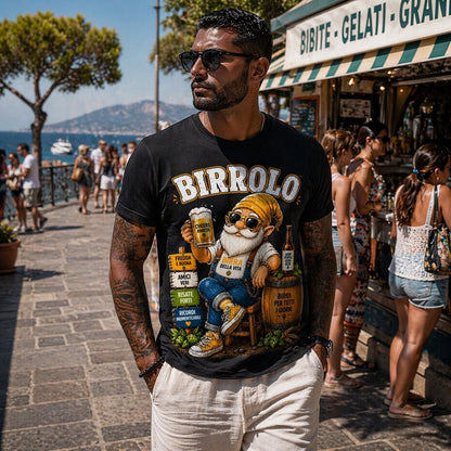 T-shirt Spiaggia Birrolo – Maglietta divertente 