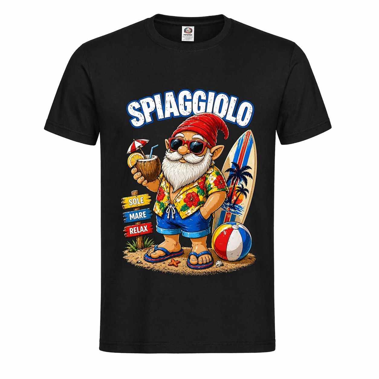T-shirt Spiaggia Spiaggiolo – Maglietta divertente 