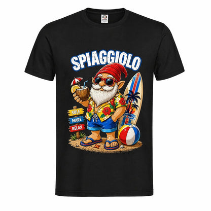 T-shirt Spiaggia Spiaggiolo – Maglietta divertente 