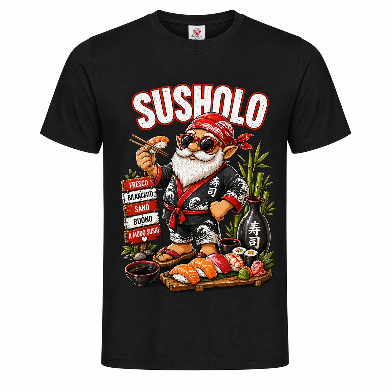 T-shirt Spiaggia Susholo – Maglietta divertente 
