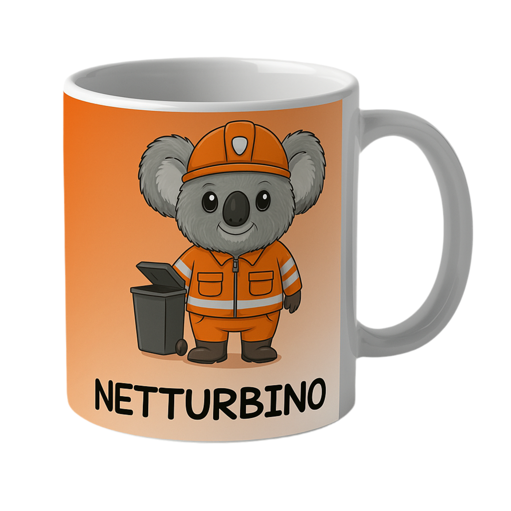 Tazza Mestiere Netturbino