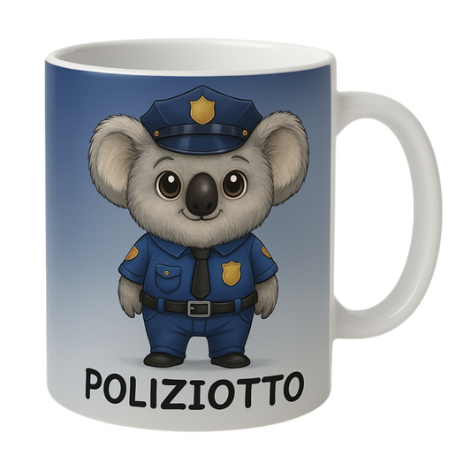 Tazza Mestiere Poliziotto