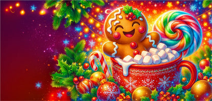 Tazza natalizia biscotto intera