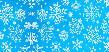 Tazza natalizia fiocco di neve intera