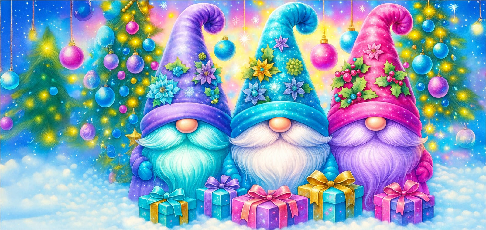 Tazza natalizia folletti intera