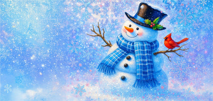 Tazza natalizia pupazzo di neve intera