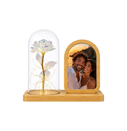 Lampada in bamboo - Rosa