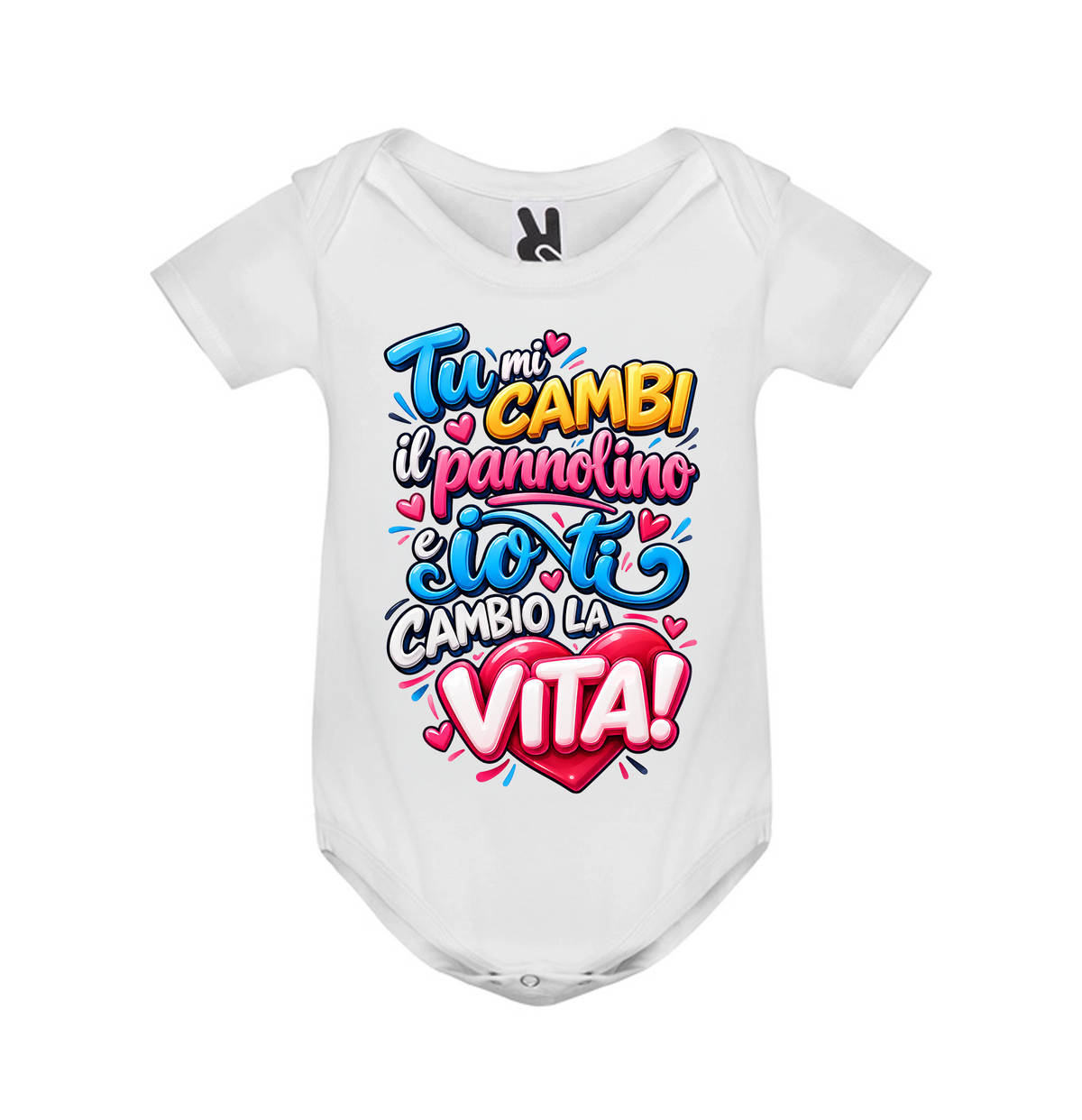 Body neonato – nuova grafica 37 – vista del prodotto