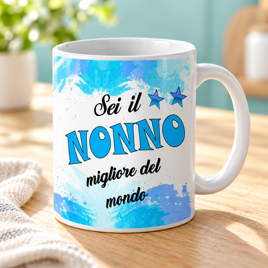 Tazza con dedica – nuova ambientazione illustrativa Manà Gadget