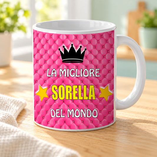 Tazza sorella - La miglior sorella – nuova ambientazione illustrativa Manà Gadget