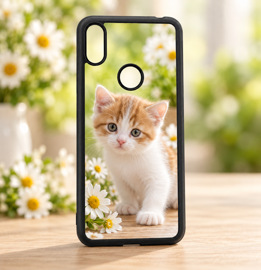 Cover Samsung A20E – nuova ambientazione illustrativa con esempio di personalizzazione Manà Gadget