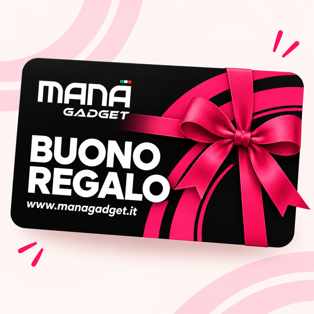 Gift Card – nuova immagine promozionale del buono regalo Manà Gadget