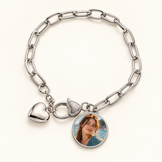 Bracciale personalizzato – esempio illustrativo con fotografia