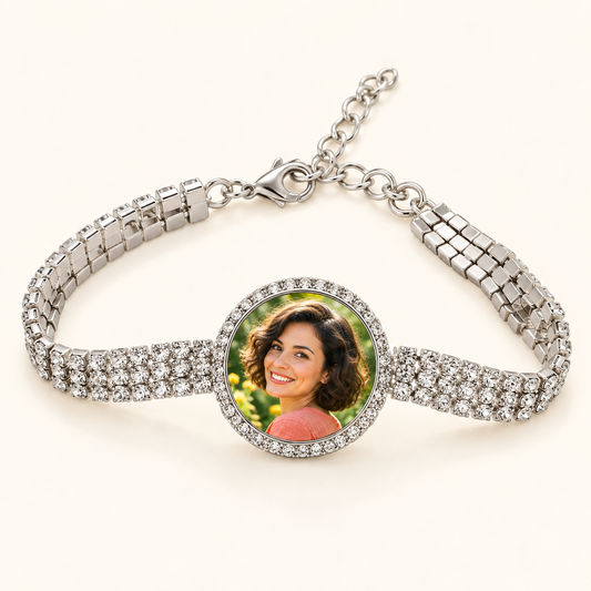 Bracciale personalizzato – esempio illustrativo con fotografia