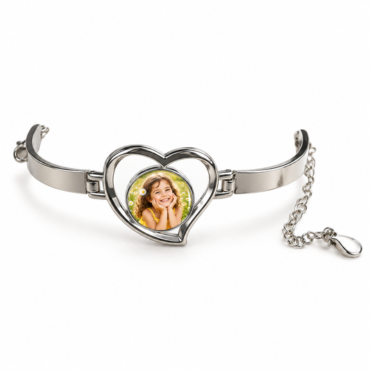 Bracciale personalizzato – esempio illustrativo con fotografia