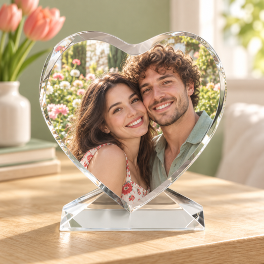 Cristallo - cuore – ambientazione illustrativa Manà Gadget