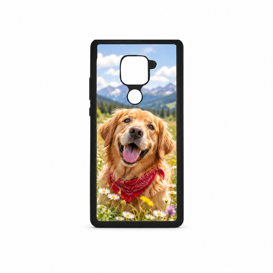 Cover Xiaomi Redmi Note 9 – nuova ambientazione illustrativa con esempio di personalizzazione Manà Gadget