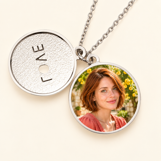 Collana personalizzata – esempio illustrativo con fotografia