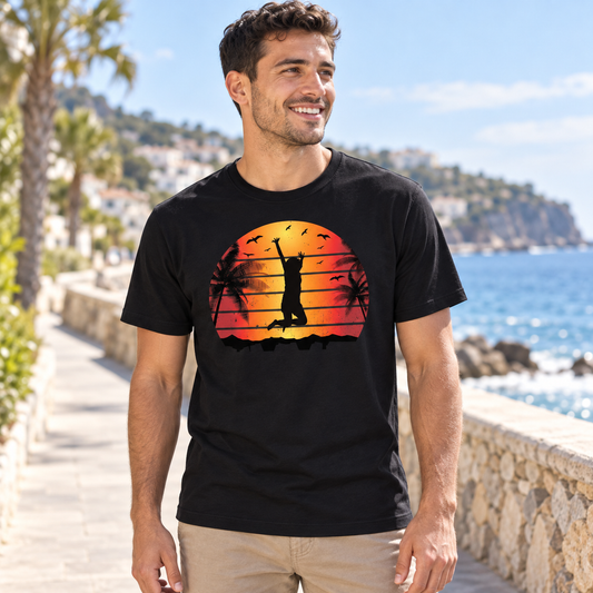 T-shirt ''Summer happiness'' – ambientazione illustrativa Manà Gadget