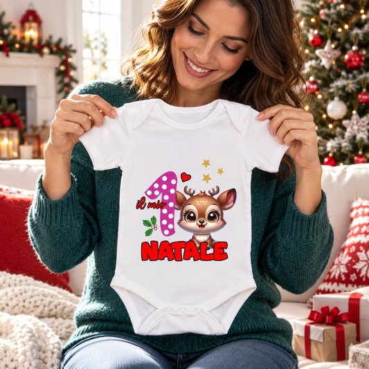 Body per neonato - Il mio primo Natale – ambientazione illustrativa Manà Gadget