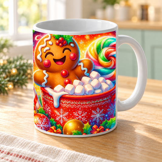Tazza natalizia – nuova ambientazione illustrativa Manà Gadget