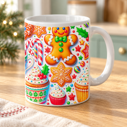 Tazza natalizia – nuova ambientazione illustrativa Manà Gadget