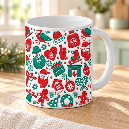 Tazza natalizia – nuova ambientazione illustrativa Manà Gadget