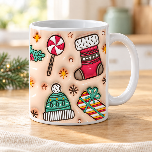 Tazza natalizia – nuova ambientazione illustrativa Manà Gadget