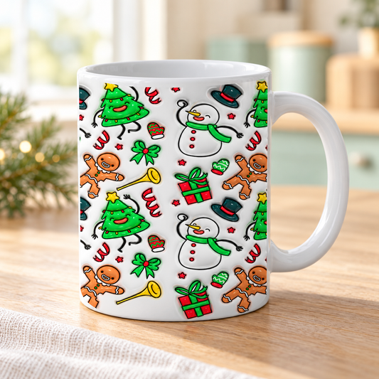 Tazza natalizia – nuova ambientazione illustrativa Manà Gadget