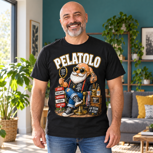 T-shirt Pelatolo – ambientazione illustrativa Manà Gadget