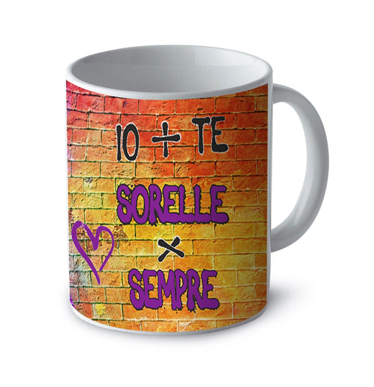 Tazza io + te sorelle per sempre